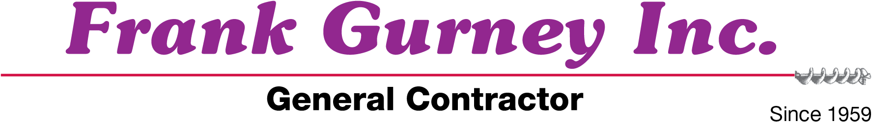Frank Gurney Inc. General Contractor logo since 1959