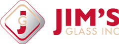 Jim's Glass logo