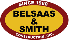 Belsaas & Smith Construction Inc. Since 1960, logo